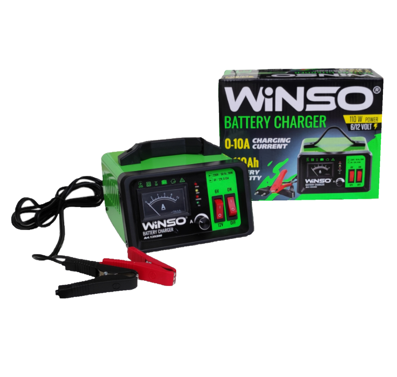 Зарядний пристрій для АКБ WINSO 6-12 В 10A (139300)