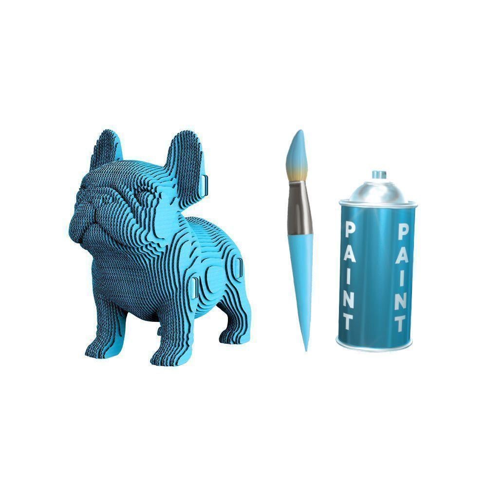 Пазл-конструктор картонний 3D Cartonic Цуценя Французького Бульдога 63 деталі (2579609883) - фото 3 Пазл-конструктор картонний 3D Cartonic Цуценя Французького Бульдога 63 деталі (2579609883) - фото 3