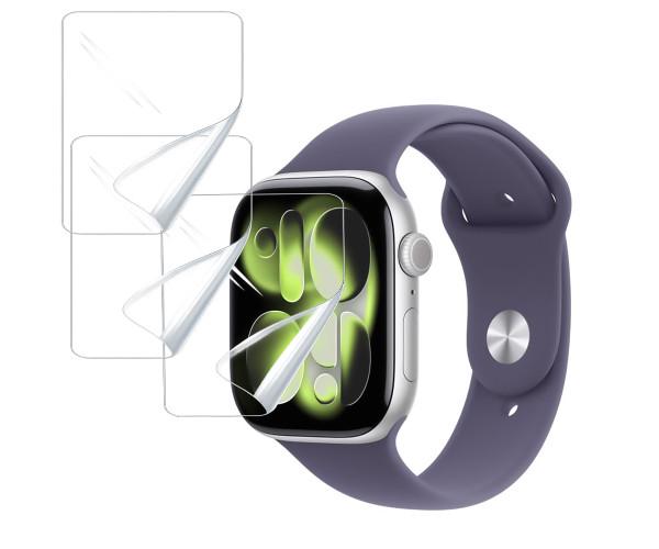 Пленка гидрогелевая Hydrogel Film для Apple Watch Series 11 46 мм 6 шт. Transparent