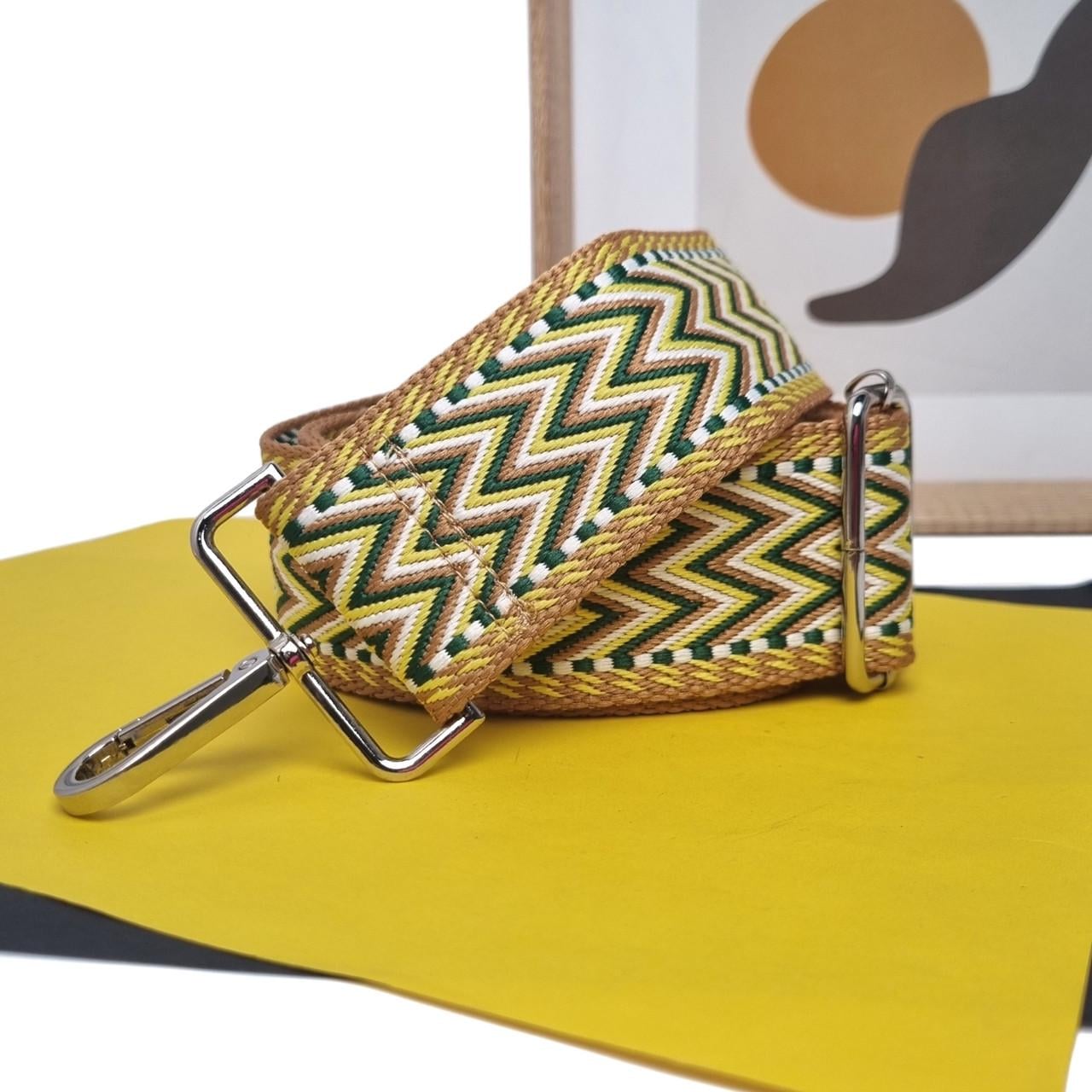 Ремінь для сумки VivaVerba полієстер Жовтий (50W071)