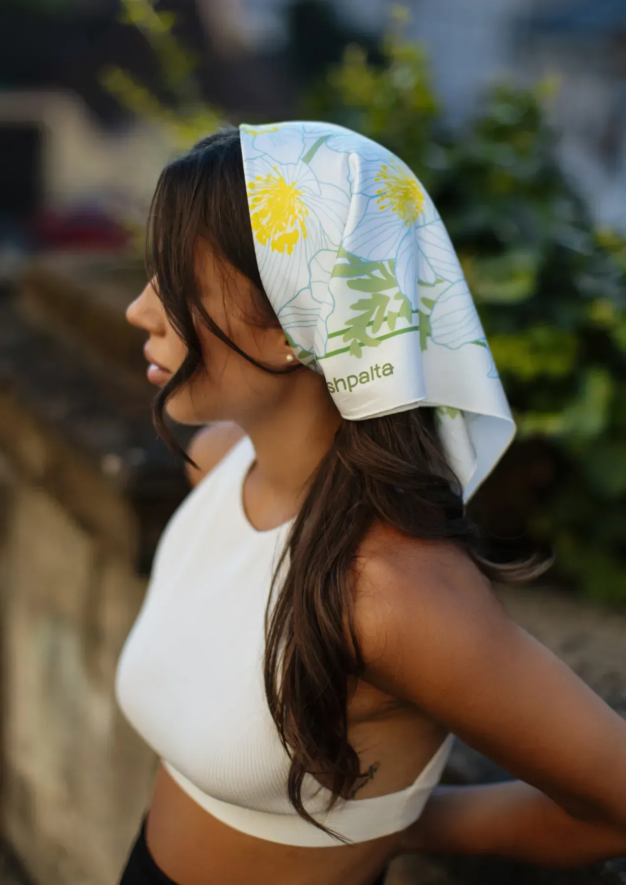 Платок шелковый 55х55 см Разноцветный - фото 4 Платок шелковый 55х55 см Разноцветный - фото 4