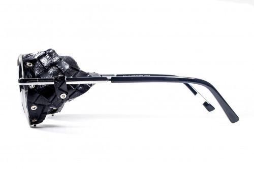 Очки защитные Global Vision Aviator-5 зеркальные со съемным уплотнителем из синтетической кожи Черный (69961757983879) - фото 2