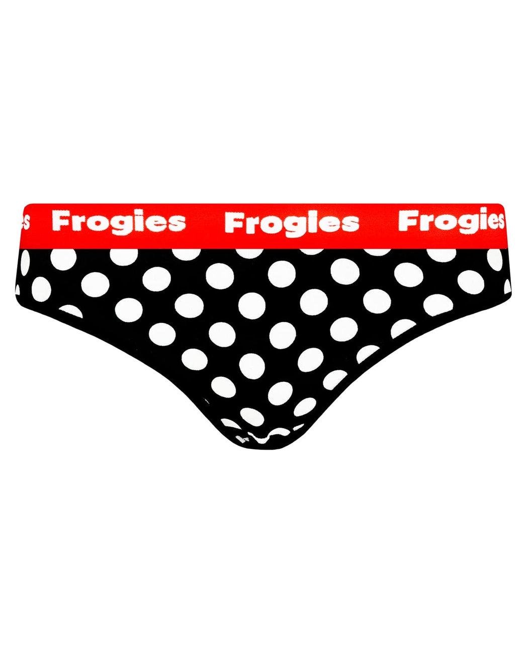Трусики-сліпи жіночі з візерунком Frogies FROGWPANTF1PDOTS2 S Чорний (9911111188550)
