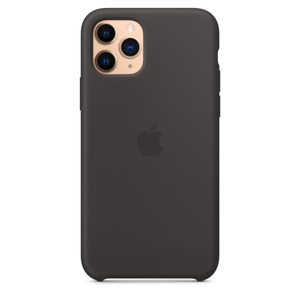 Силиконовый чехол-накладка Apple Silicone Case for iPhone 11 Pro, Black (HC) - фото 6