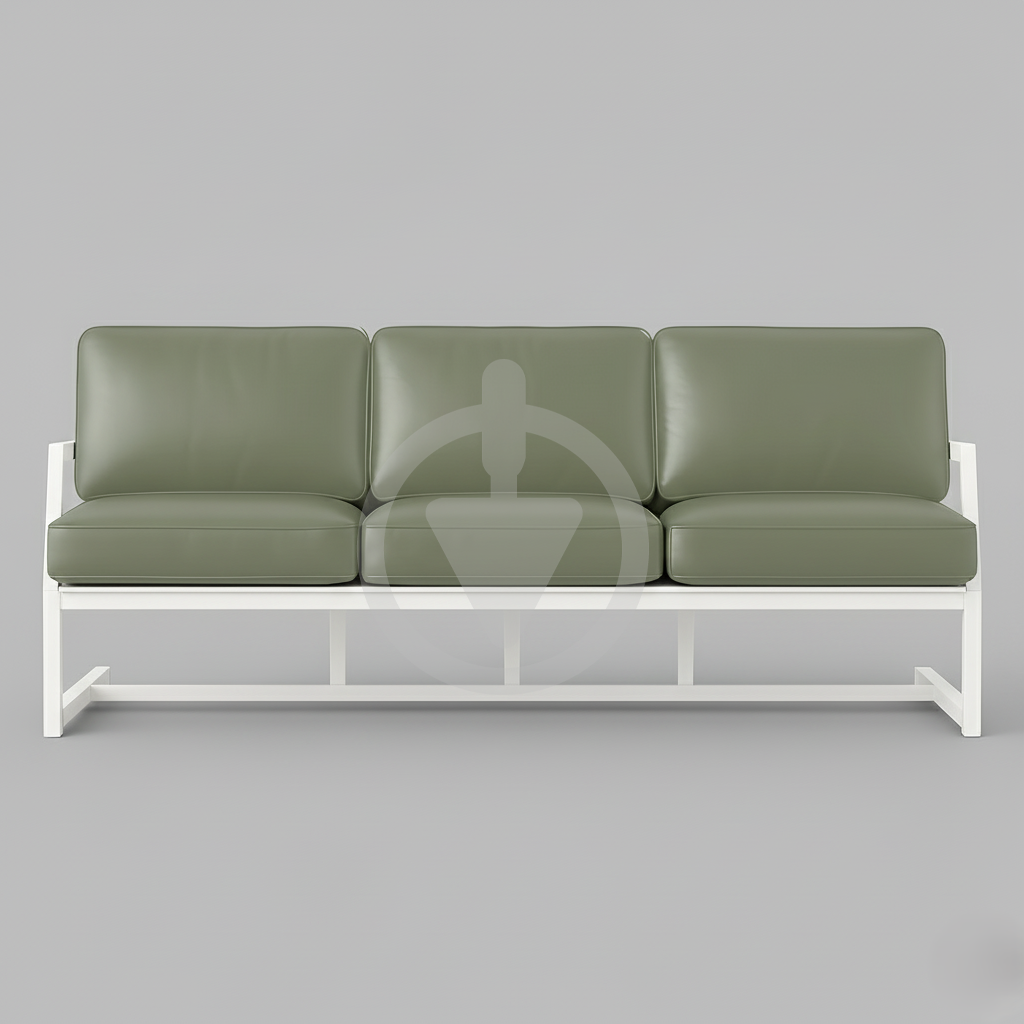 Диван металевий AVVS tech Атлас вуличний лофт екошкіра з підлокотниками 206 см Оливковий/Білий (30222819) - фото 2 Диван металевий AVVS tech Атлас вуличний лофт екошкіра з підлокотниками 206 см Оливковий/Білий (30222819) - фото 2