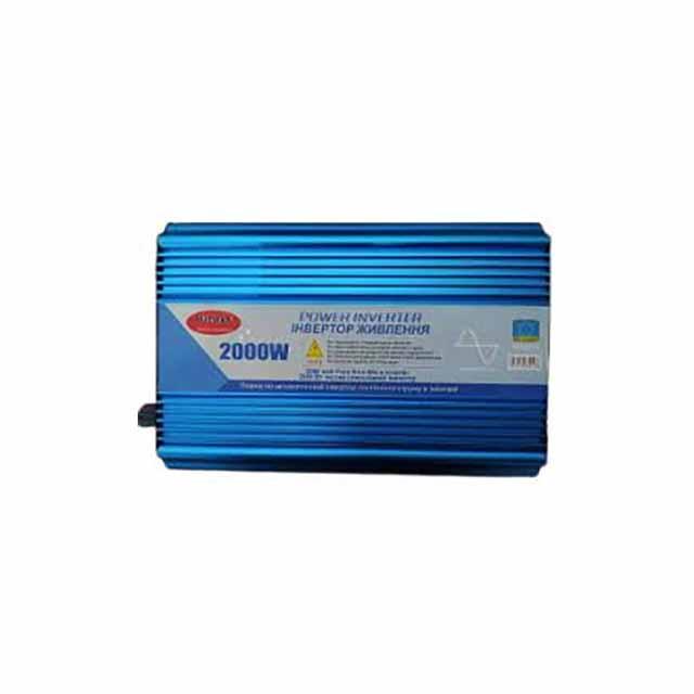 Преобразователь напряжения автомобильный Wimpex WX-2010 2000 W 12/220 V чистая синусоида (13406881)