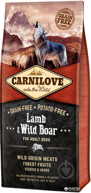 Сухий корм для дорослих собак Carnilove Lamb Wild Boar 12 кг