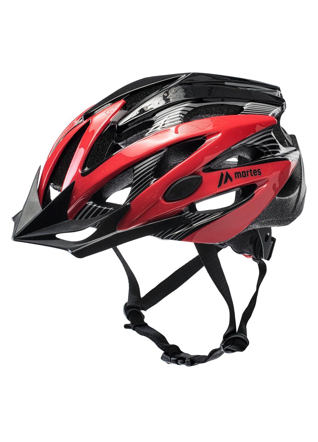 Шлем велосипедный Martes Bats L 58–61 Черный/Красный