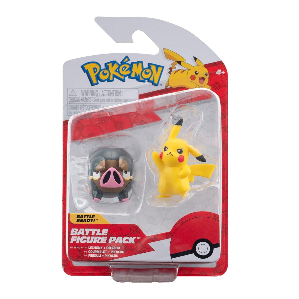 Набір дитячих ігрових фігурок Pokemon Пікачу та Лечонк 2 шт. (PKW3566)