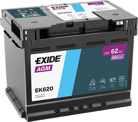 Аккумулятор EXIDE EK620