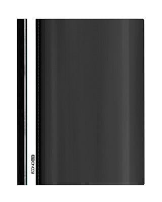 Папка-швидкозшивач Economix A4 з прозорим верхом без перфорації Чорний  (E31511-01)