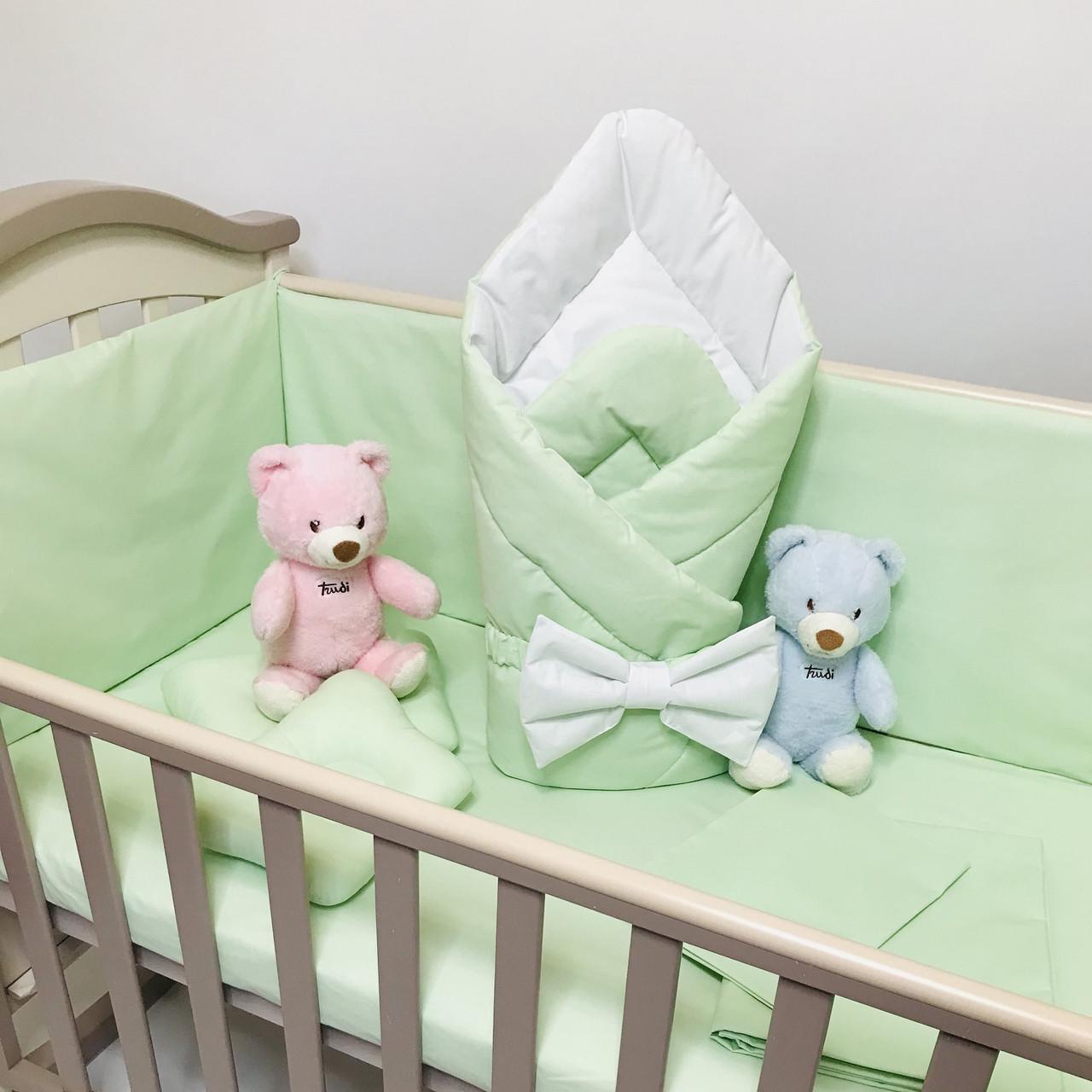 Конверт на выписку Penetka деми бязь 90x90 см Салатовый (6502.90.90.96) - фото 5 Конверт на выписку Penetka деми бязь 90x90 см Салатовый (6502.90.90.96) - фото 5