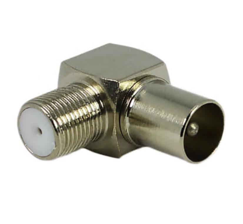 Штекер угловой телевизионный для коаксиального кабеля (00000001666)