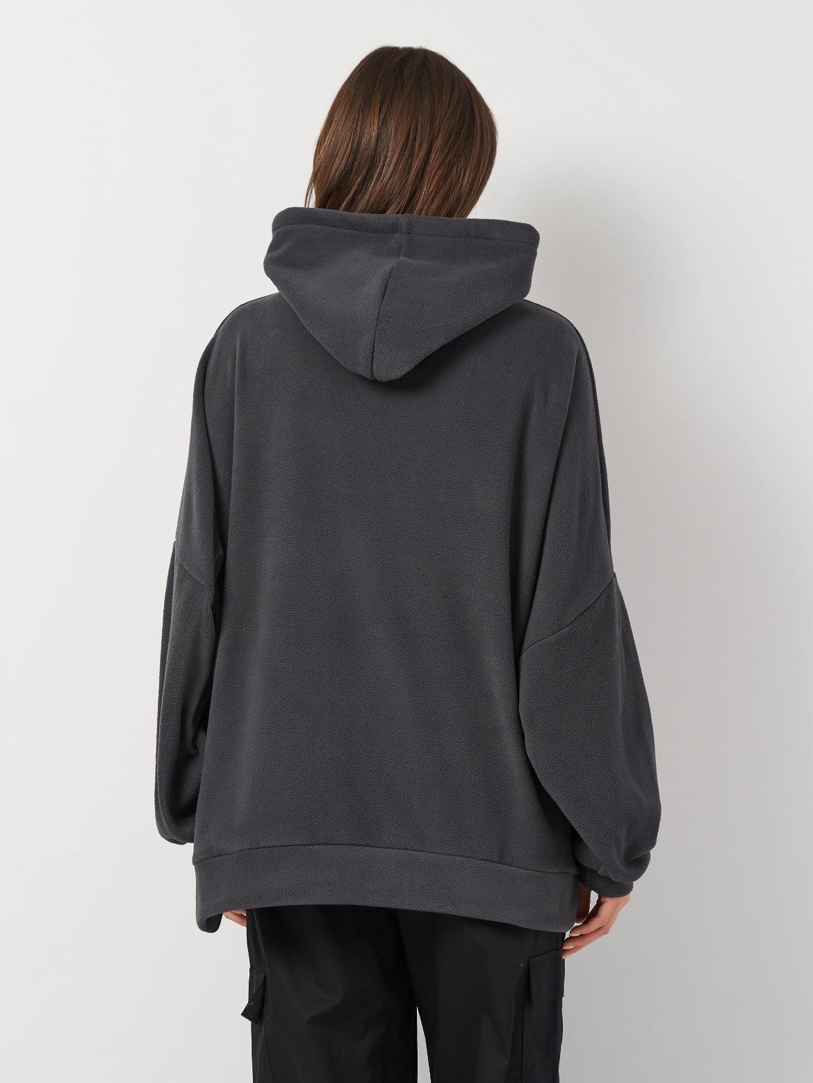 Толстовка на флисе Купер женская р. 54 Графитовый (2119329512) - фото 3 Толстовка на флисе Купер женская р. 54 Графитовый (2119329512) - фото 3