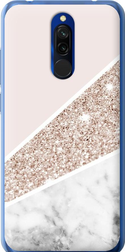 Чехол на Xiaomi Redmi 8 Пастельный мрамор (4342t-1806-42517)