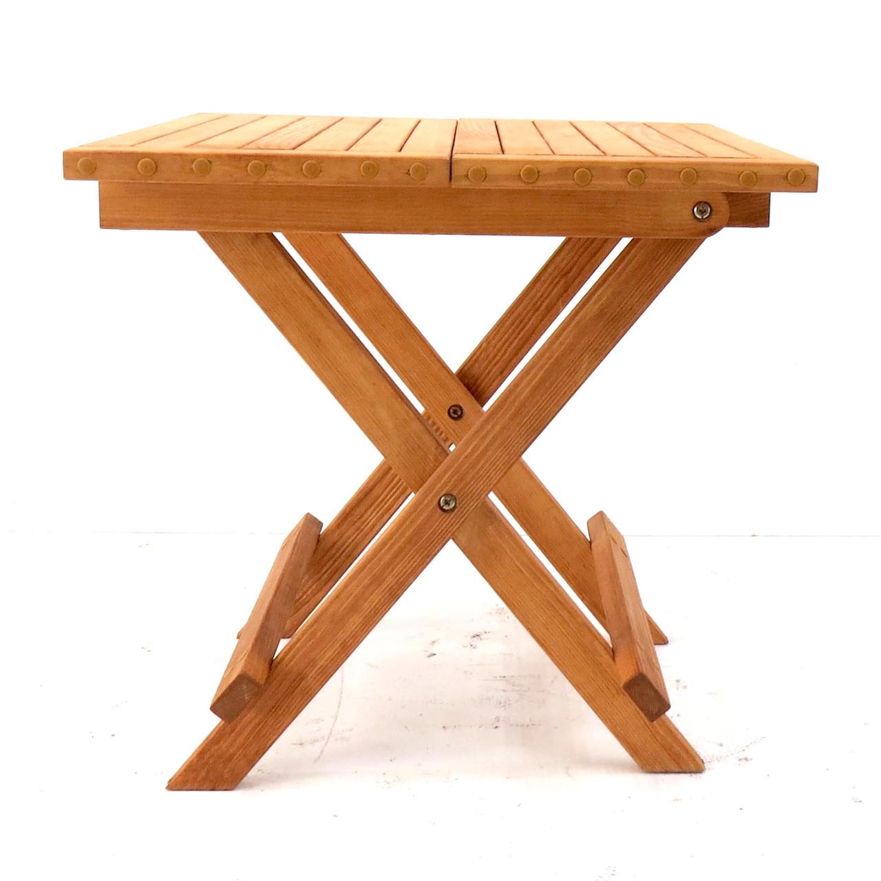 Столик раскладной из дерева Деруент Шафран (СУН-001606) - фото 3