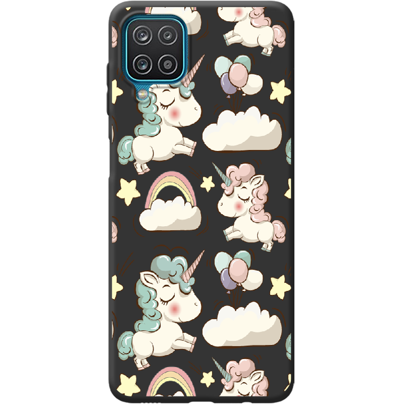Чохол Boxface Samsung A225 Galaxy A22 Unicorns Чорний силікон (42748-cc2-42994)
