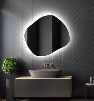 Зеркало Monza с LED-подсветкой 500x600 мм (2112043) Зеркало Monza с LED-подсветкой 500x600 мм (2112043)