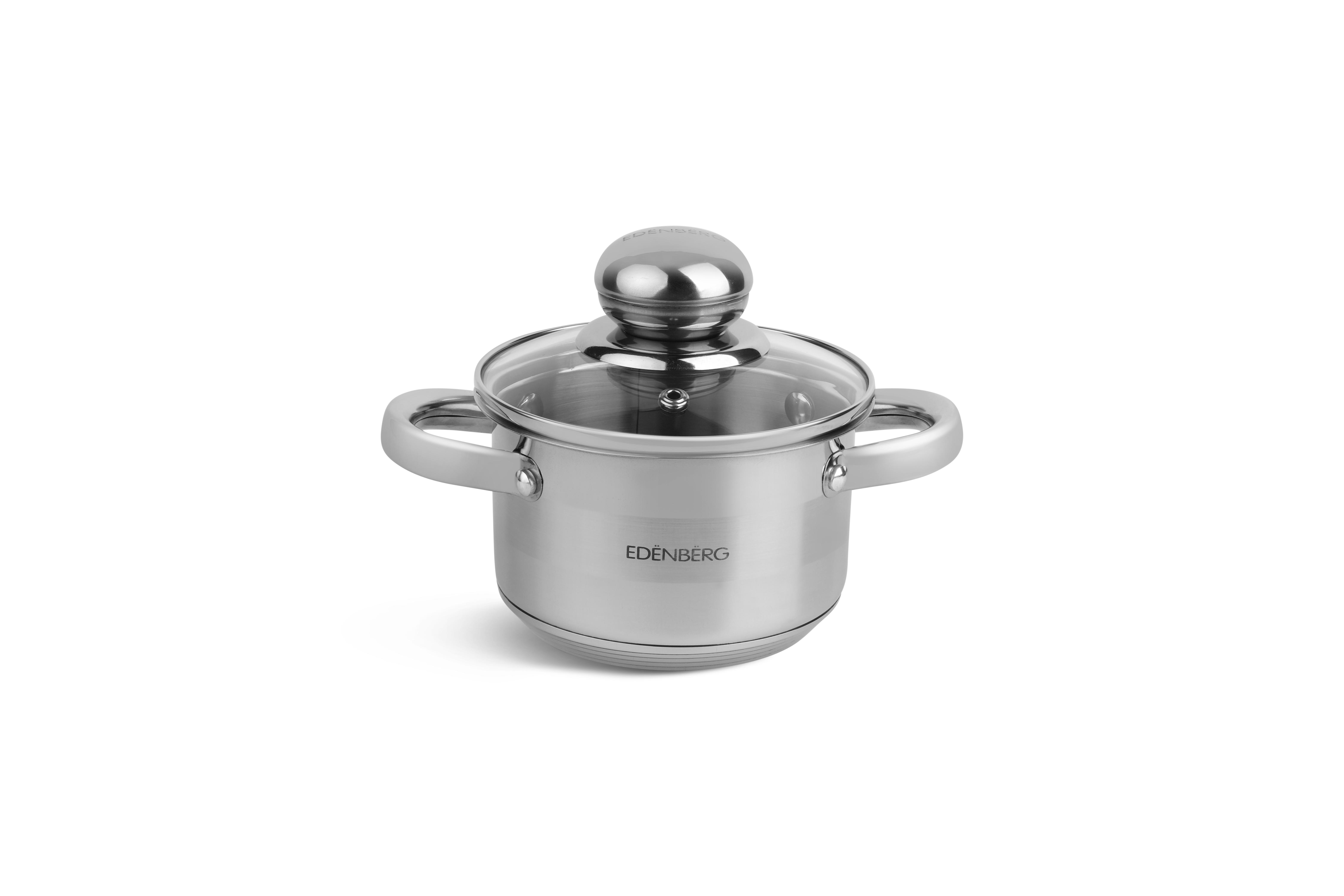 Кастрюля Edenberg с крышкой 0,9 л 12 см (EB-3001)