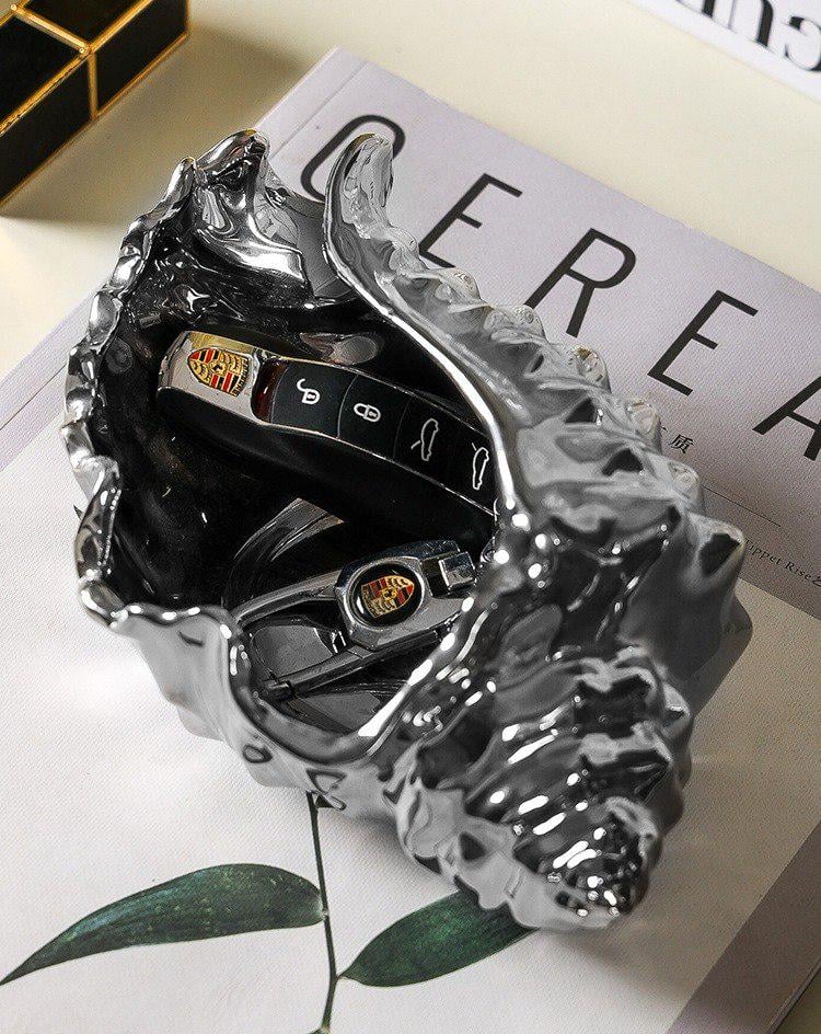 Подставка для ключей и украшений керамическая раковина (Д0000000064)