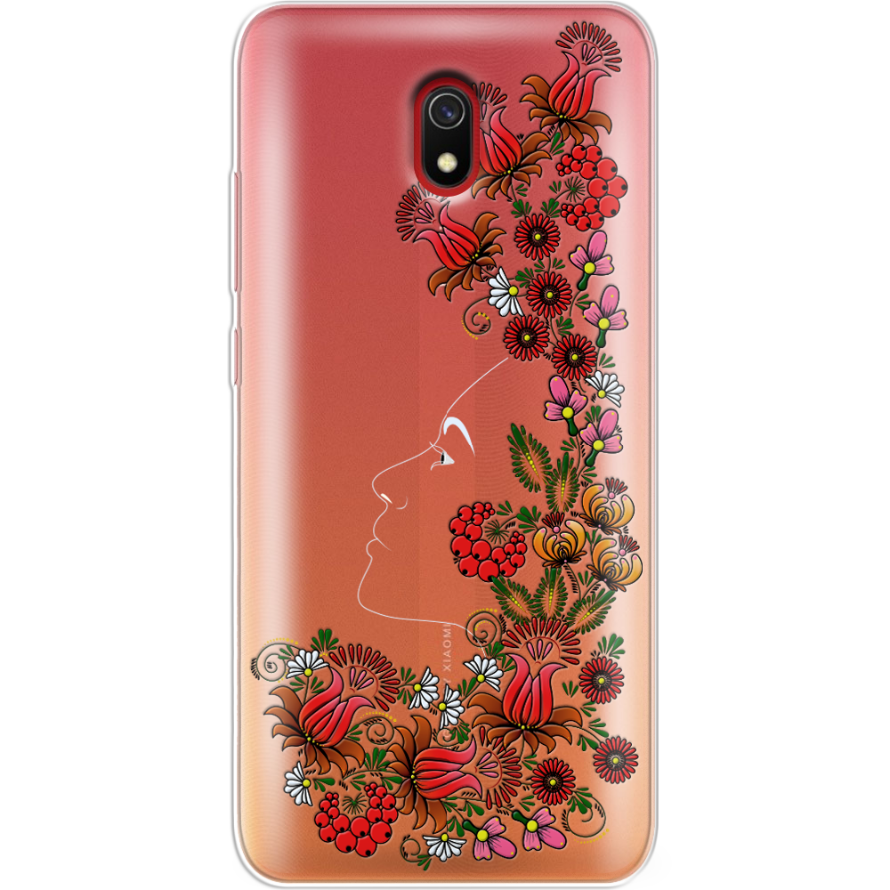 Чехол Boxface Xiaomi Redmi 8A 3D Ukrainian Muse Прозрачный силикон (38341-bk64-38341)