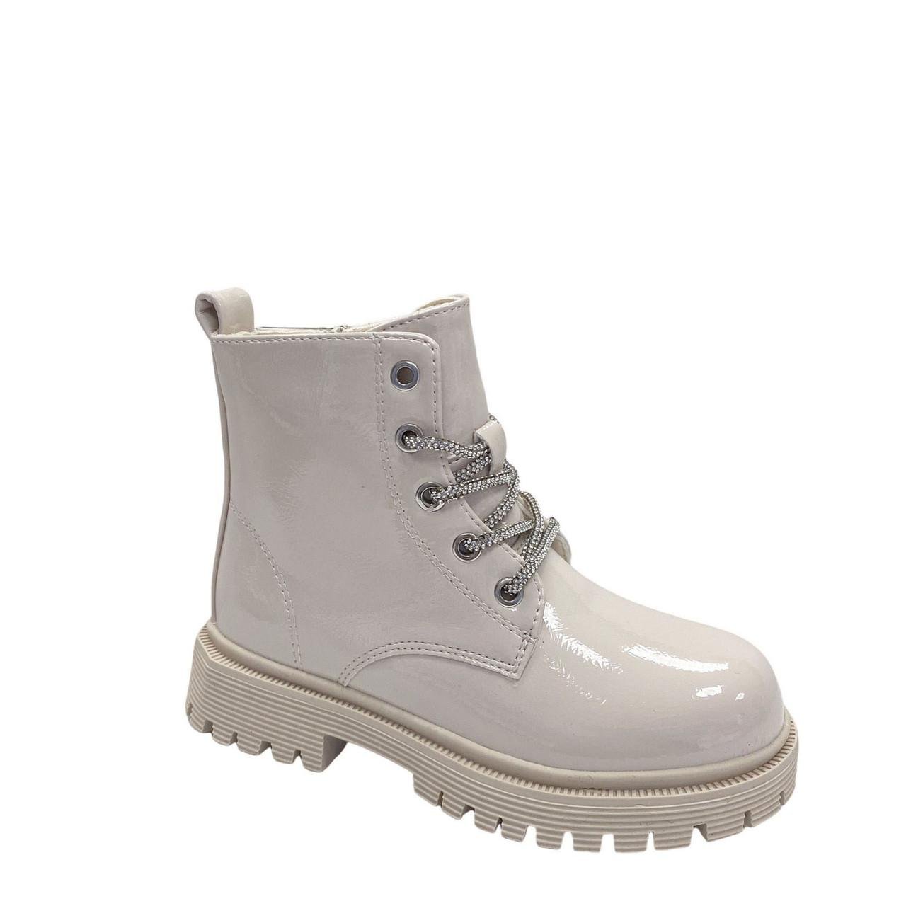 Черевики демісезонні для дівчаток Clibee KB50606/27 р. 27 Молочний