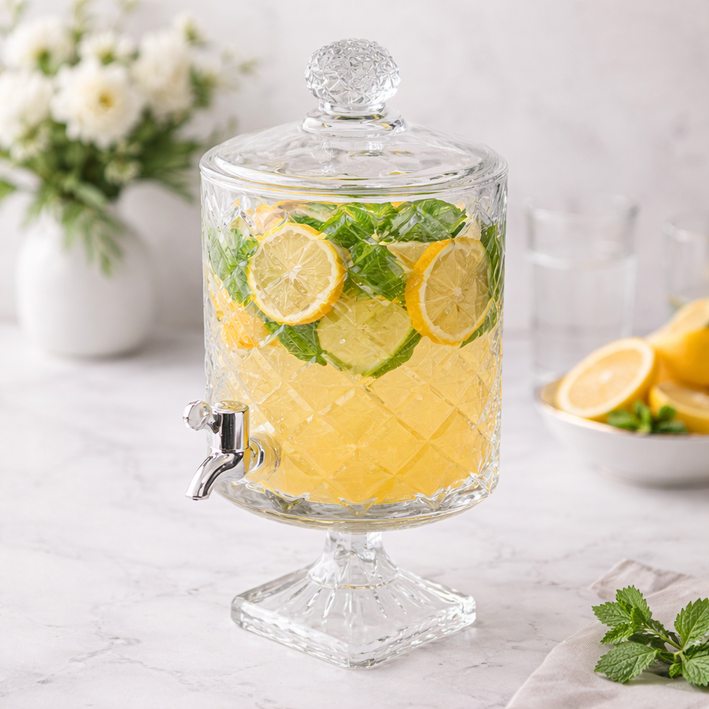 Диспенсер с краном на подставке Эликсир лета 4,5 л (90230)