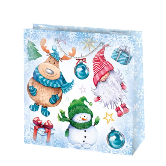 Пакет подарочный новогодний Flora микс 16х7,5х16 см 10 шт. (8465) - фото 3 Пакет подарочный новогодний Flora микс 16х7,5х16 см 10 шт. (8465) - фото 3