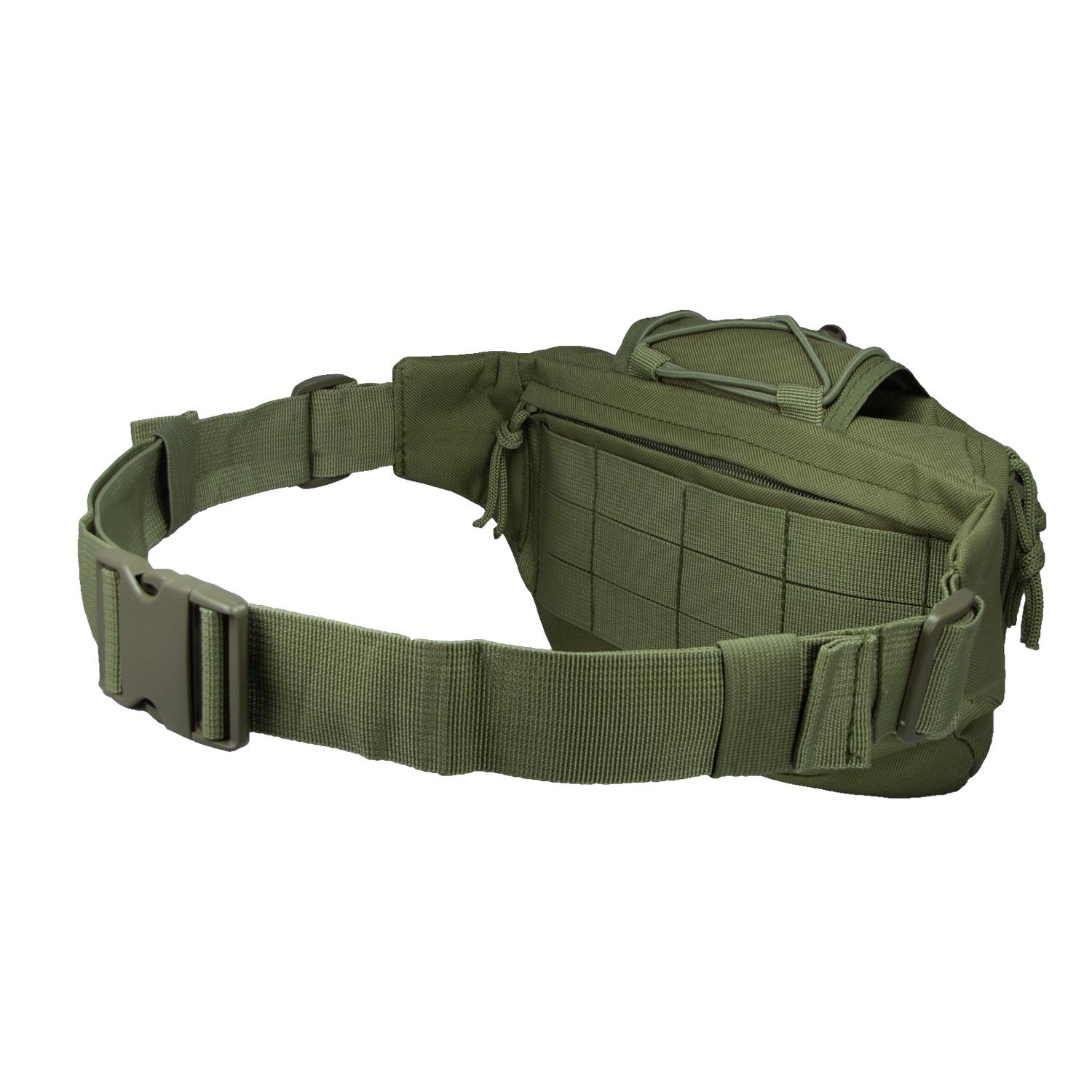 Сумка на пояс Camo Military Gear Kangoo 3 л Оливковий (541447) - фото 4