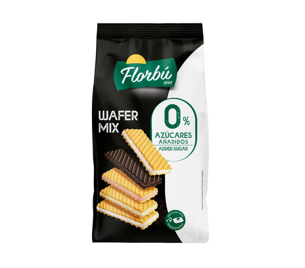 Вафли Florbu Wafer Mix 0% Azucares без сахара 270 г