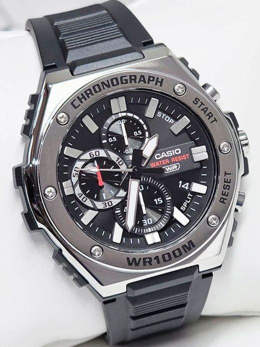 Наручные часы мужские Casio MWA-300H-1A Chronograph Casio Collection с водозащитой 100 м Черный (2901602098)