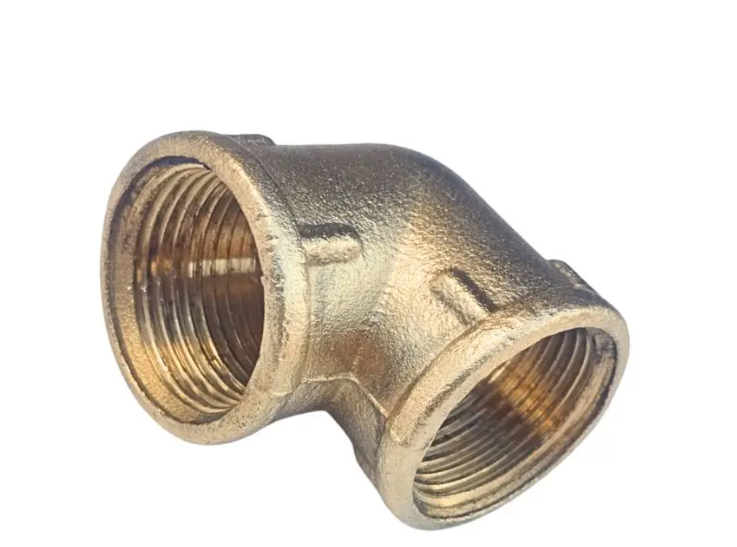 Кут латунний 1/2 ВВ посилений