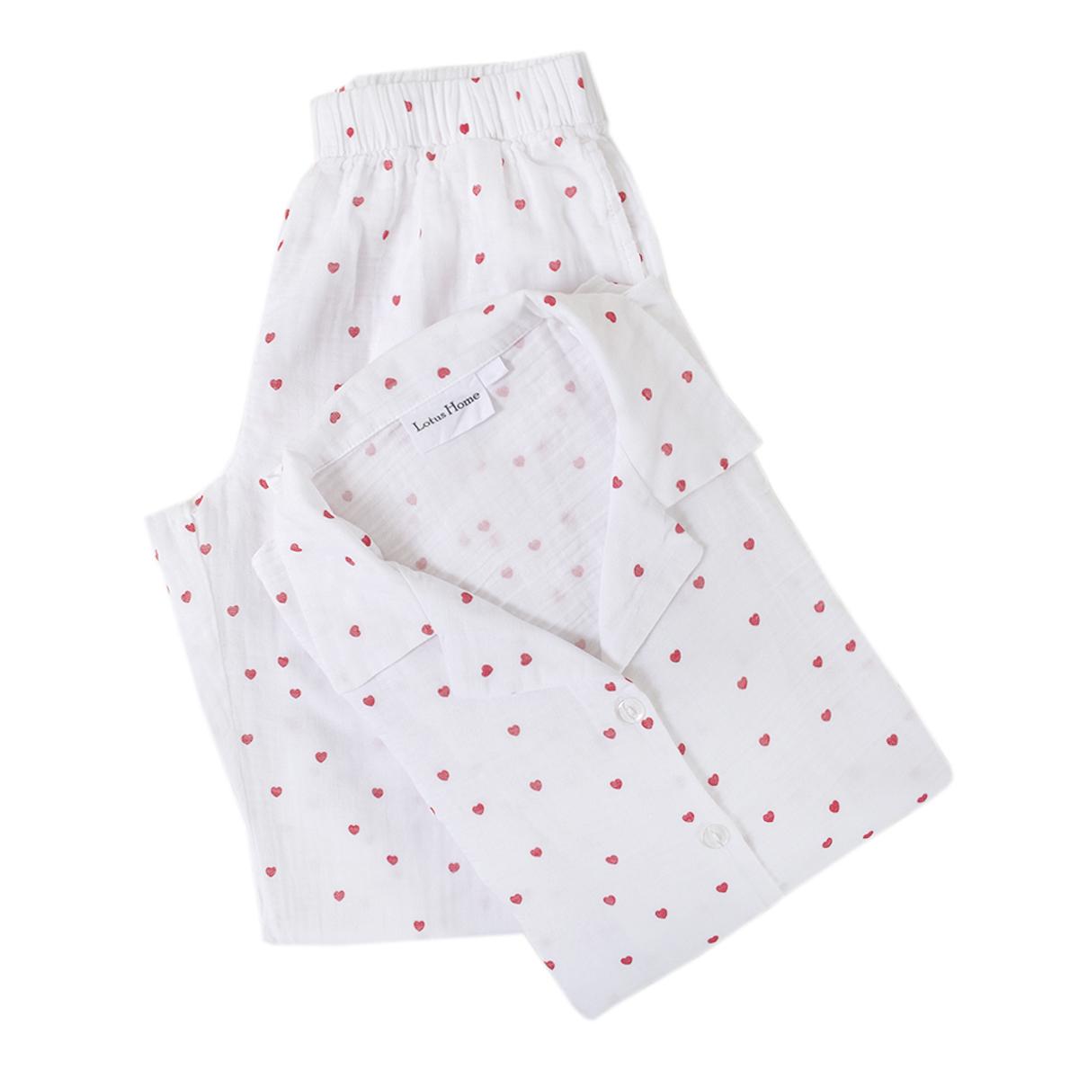 Пижама женская Lotus Home Molly Heart muslin L/XL (26843098) - фото 6 Пижама женская Lotus Home Molly Heart muslin L/XL (26843098) - фото 6