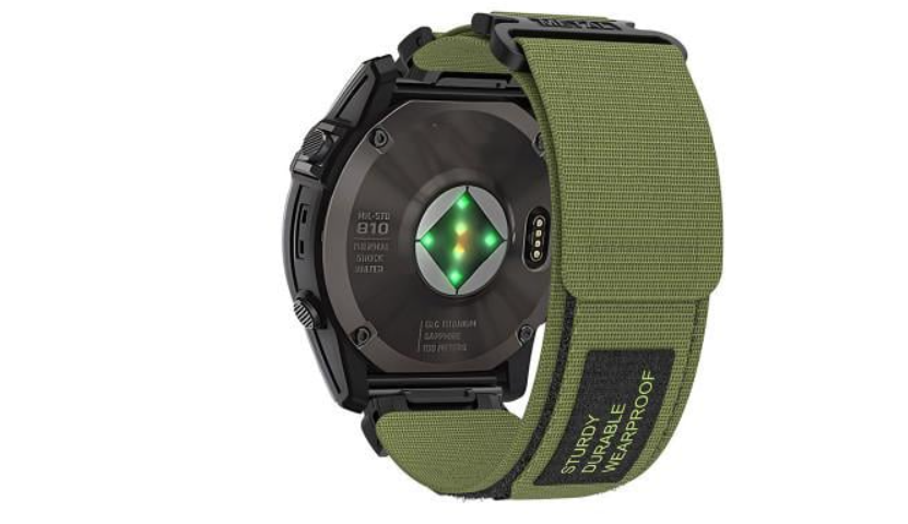 Ремінець Nylon Loop для смарт-годинників Garmin Fenix E 22 мм Зелений