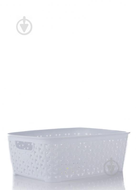 Корзинка для хлеба Hobby Ротанг 26 х 19 см Белая (041251-bl)