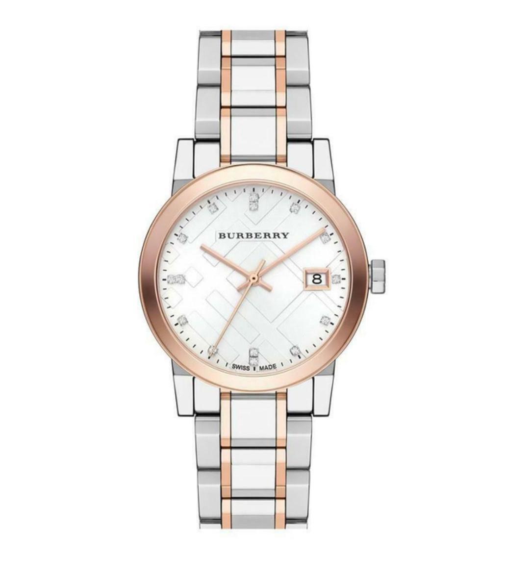 Часы женские Burberry The City Rose Gold Tone Women's Watch BU9127 (2881900526)