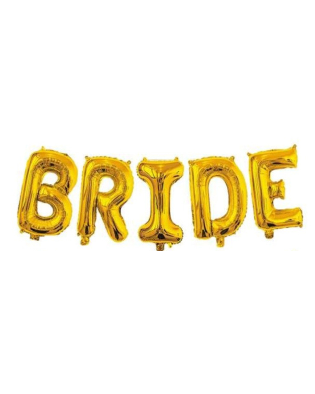 Воздушные шарики фольгированные Bride 1 м Золотой (14)