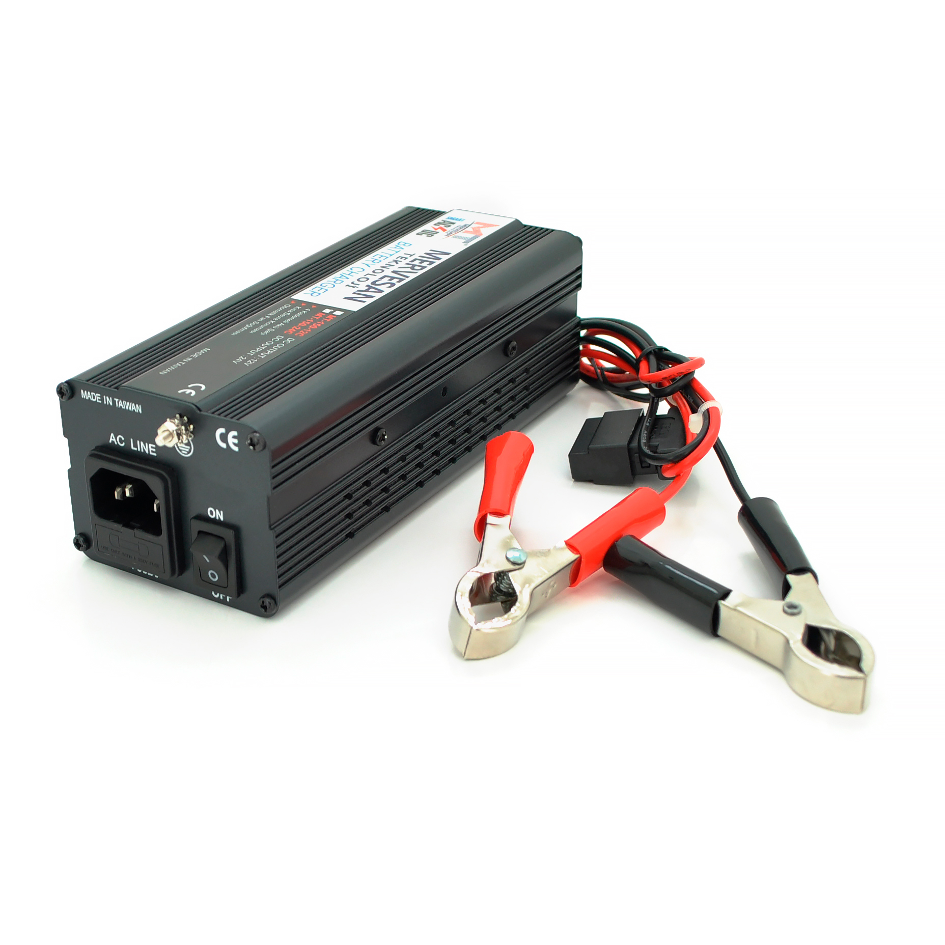 Зарядное устройство Mervesan MT-150C-12C 12V-10A с крокодилами для авто и мотоциклов (29289)