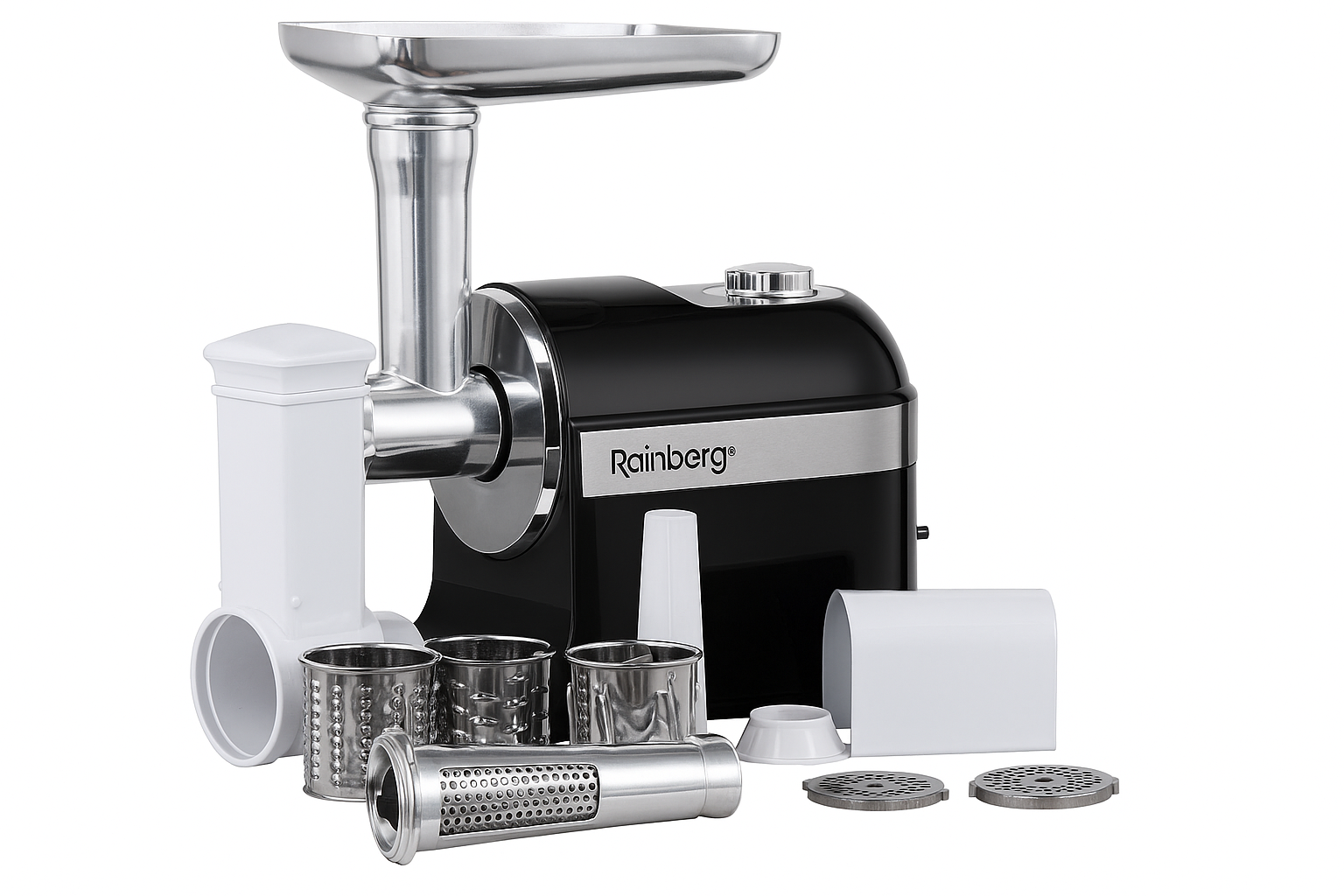 М'ясорубка електрична Rainberg RB-2270 шнекова 3800 Вт Червоний (ML-04859)