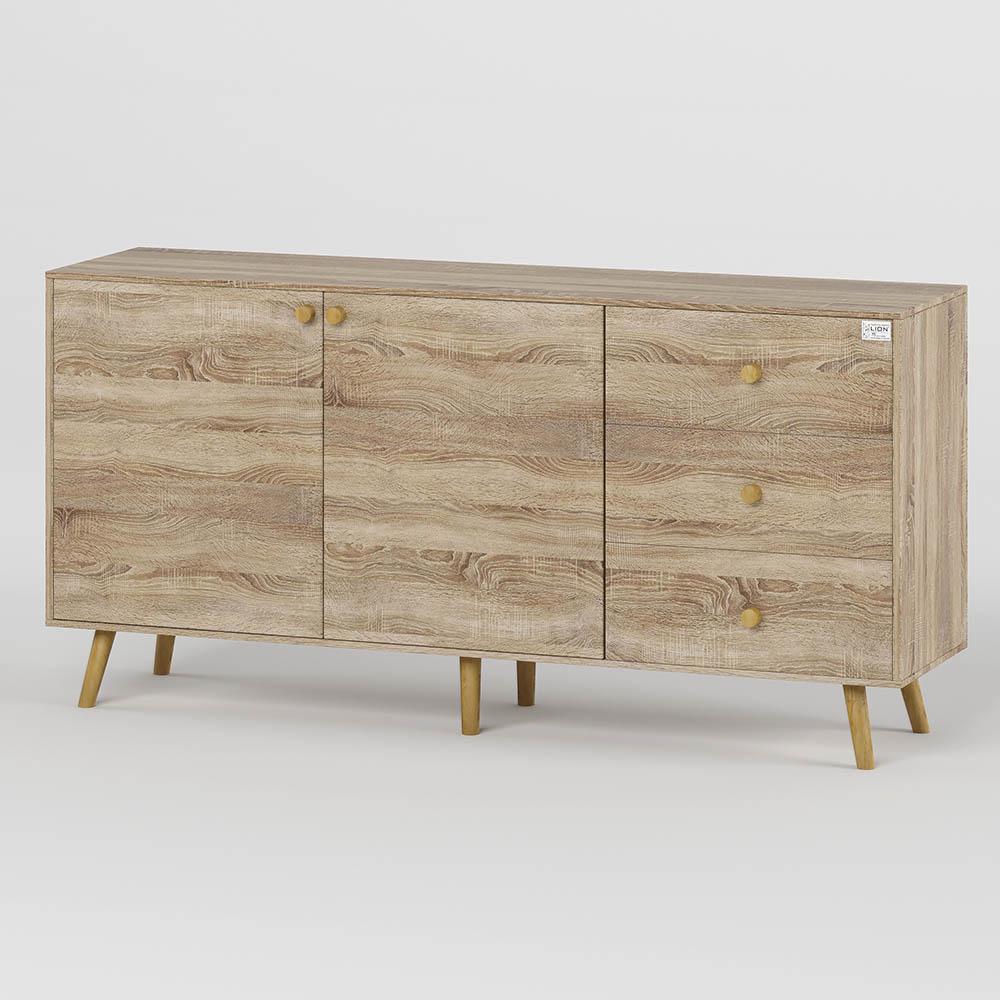 Комод Lion Хьюге-5 Дуб сонома трюфель (000-000-1859) - фото 2