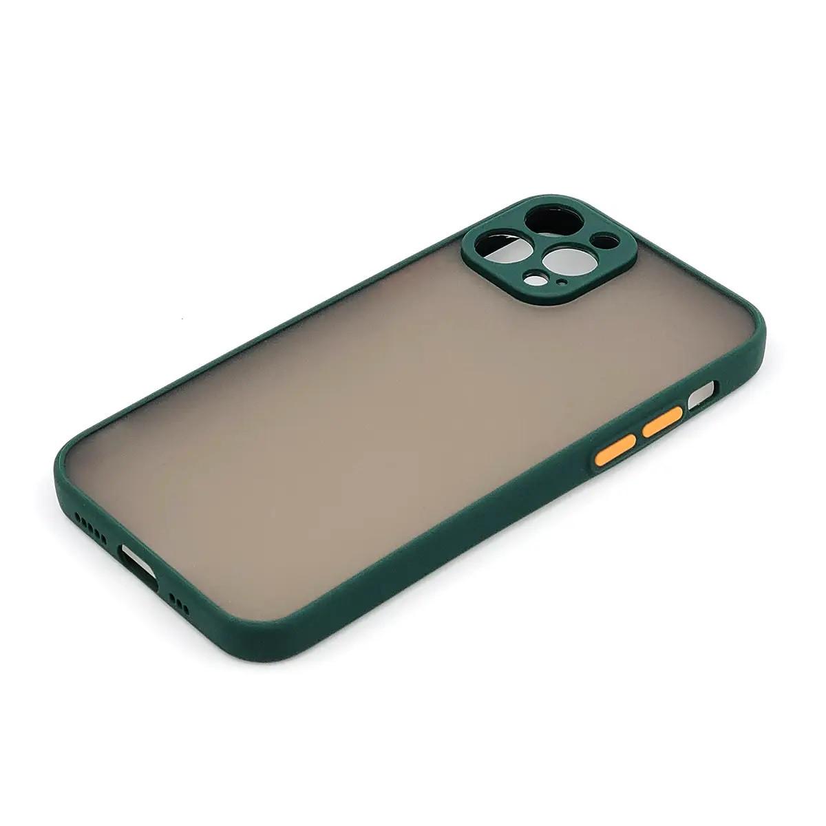 Силиконовый Чехол Накладка Avenger Totu Series Separate Camera Для iPhone 12 Pro Dark Green