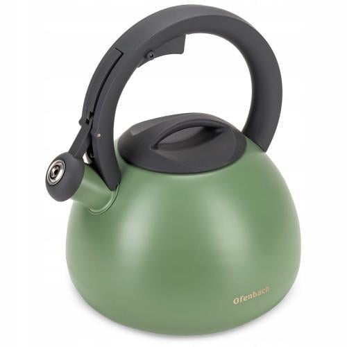 Чайник Ofenbach з нержавіючої сталі NB 100323 2,7 л Зелений (2518215407) - фото 1 Чайник Ofenbach з нержавіючої сталі NB 100323 2,7 л Зелений (2518215407) - фото 1