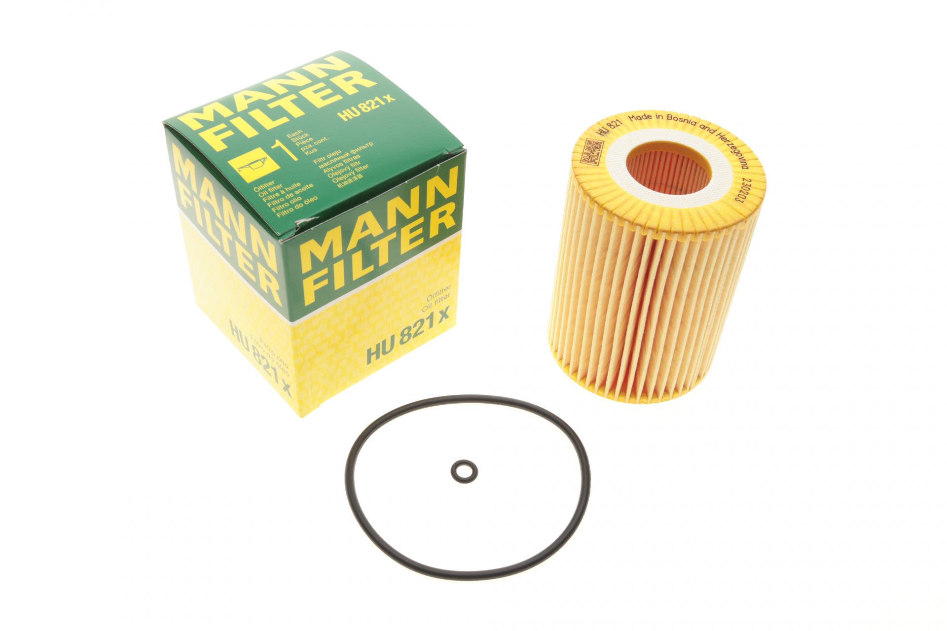 Фильтр масляный Mann-Filter для MB Sprinter 3,0CDI 06- OM642 (HU 821 X)