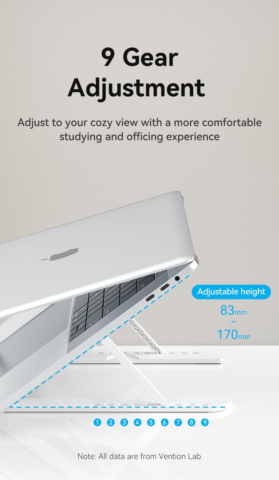 Підставка Vention для ноутбуку складана Білий (KDNW0) - фото 4