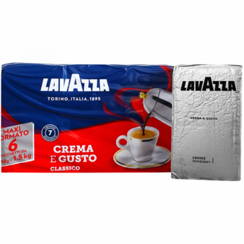 Кофе молотый Lavazza Crema e Gusto Classico Silver 250 г (00196)