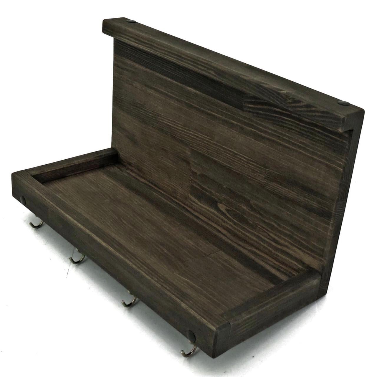 Полка для кружек из дерева Горис Мокко (СДК-001610)