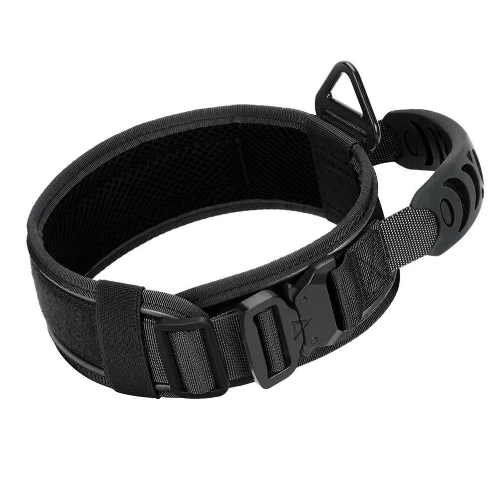 Ошейник для собак Harness Tactical широкий нейлоновый с металлической пряжкой-фастекс M Черный (2349915305)