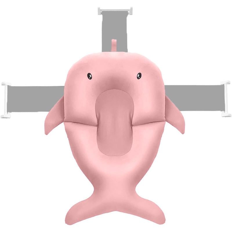 Матрац для купання Bestbaby 340 Shark з кріпленням Pink (25714131)