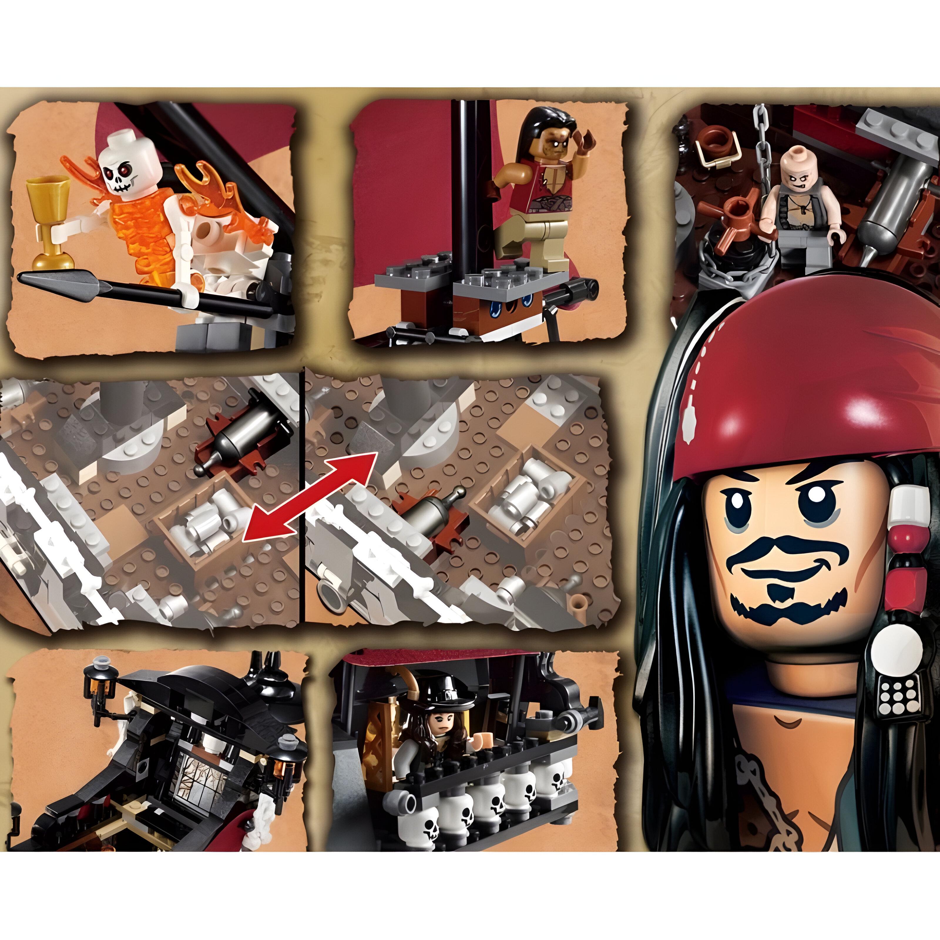 Конструктор Пірати Карибського моря "Помста Королеви Анни" 1097 деталей (16090) - фото 5 Конструктор Пірати Карибського моря "Помста Королеви Анни" 1097 деталей (16090) - фото 5