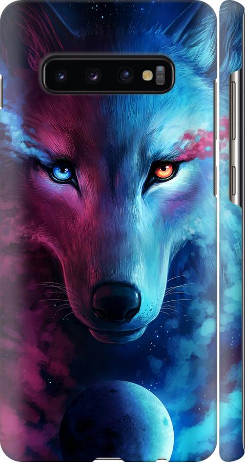 Чехол на Samsung Galaxy S10 Plus Арт-волк (3999m-1649-42517)